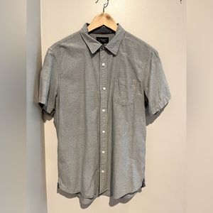 Wallin & Bros Men’s Casual Short-sleeve Button down, Size L